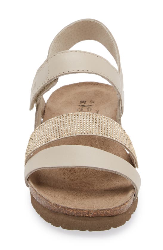 Shop Naot 'krista' Sandal In Soft Ivory Leather