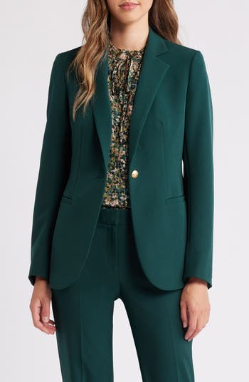 Anne klein one button blazer best sale