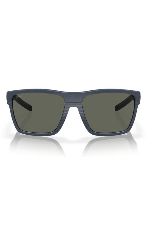 Costa Del Mar Pargo 61mm Polarized Square Sunglasses in Grey at Nordstrom