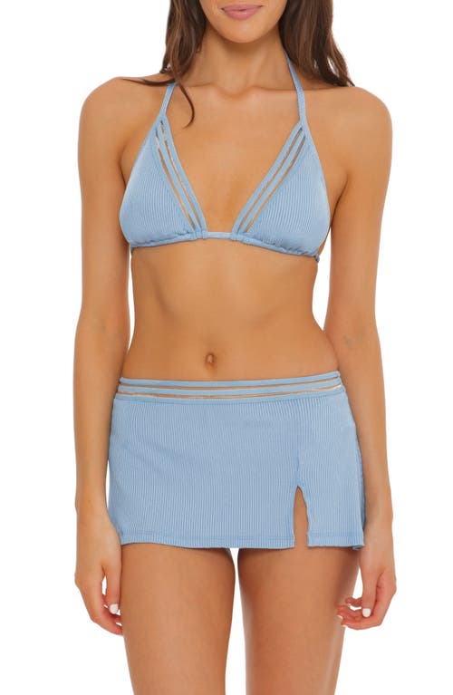 Isabella Rose Queensland Cover-Up Miniskirt in Chambray