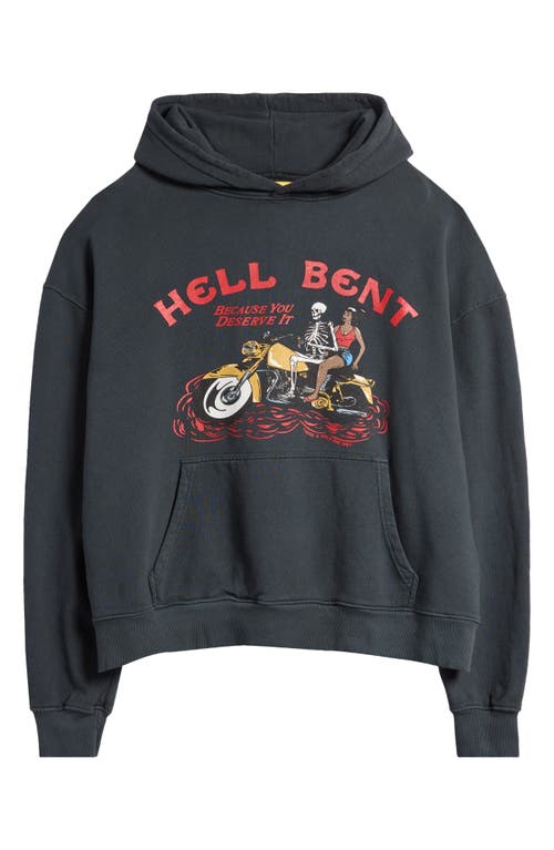 Shop Diet Starts Monday Hell Bent Graphic Hoodie In Vintage Black