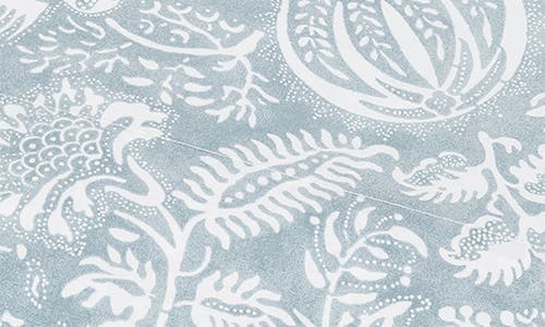 Matouk Granada 500 Thread Count Cotton Percale Flat Sheet In Hazy Blue