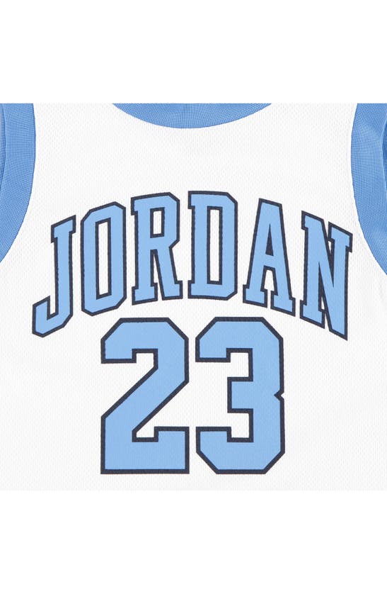 Shop Jordan Kids' Jersey & Shorts Set In University Blue