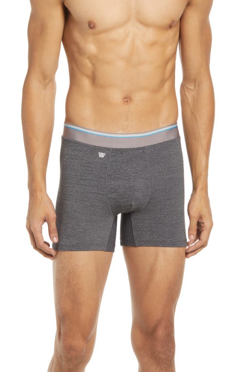 AIRKNITx Performance Boxer Briefs in Charcoal Heather