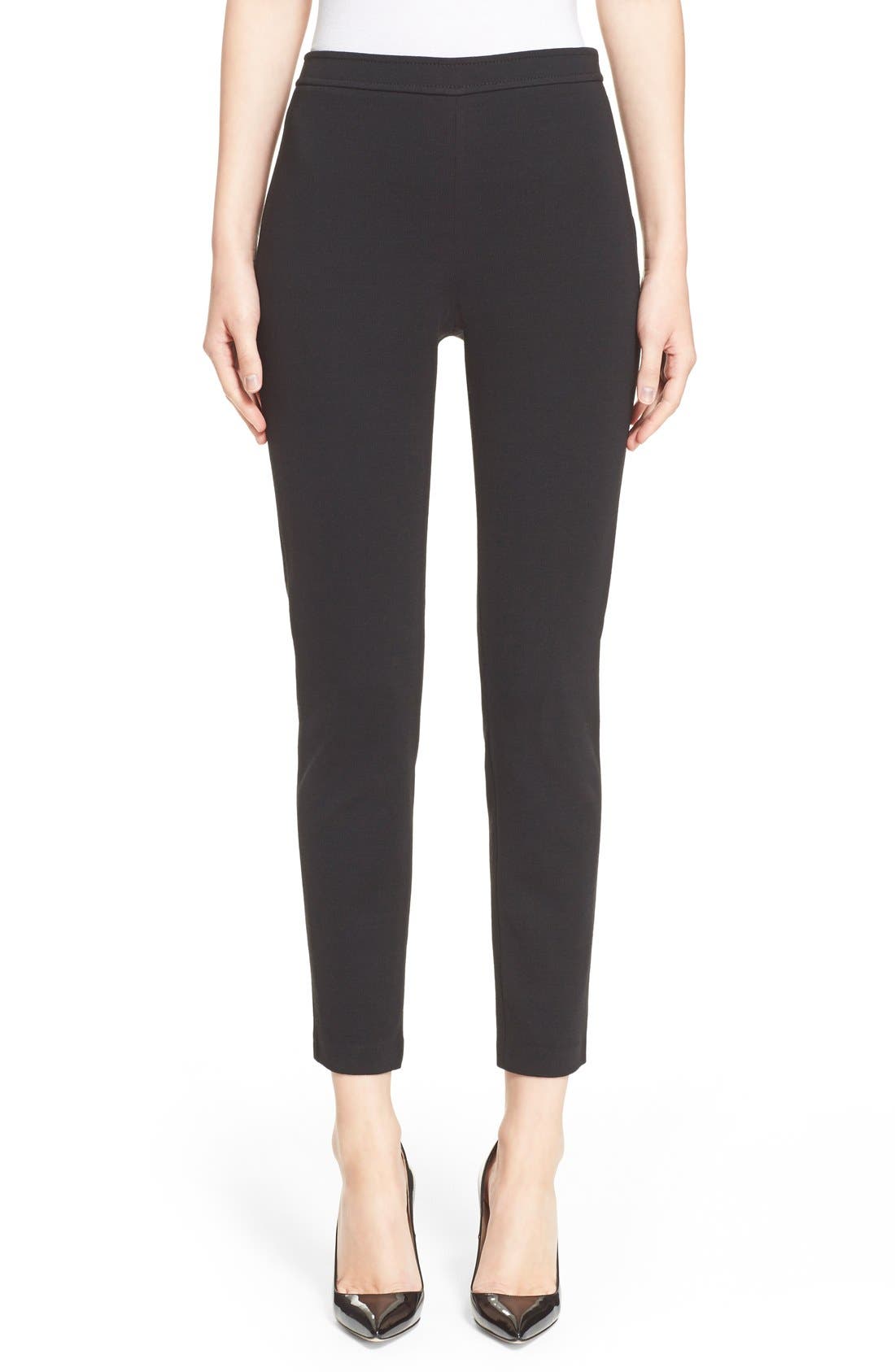 St. John Collection 'Alexa' Stretch Milano Knit Ankle Pants Nordstrom