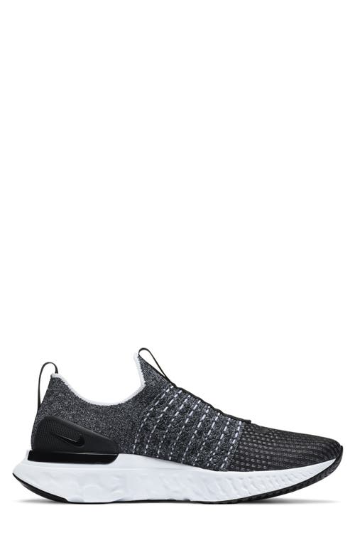 Shop Nike Gender Inclusive React Phantom Run Flyknit 2 Running Shoe In Black/white/white