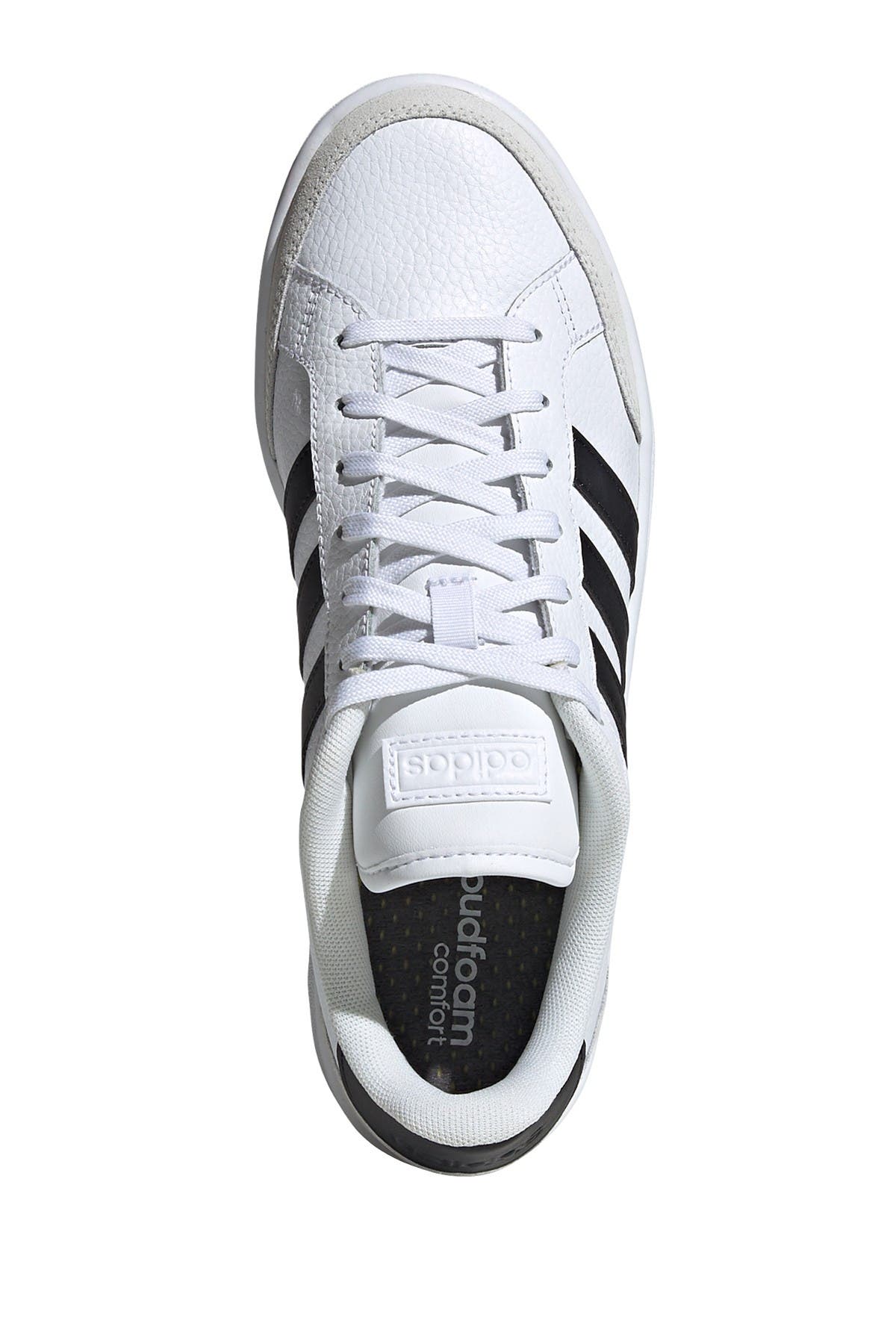 adidas GRAND COURT SE Shoes | White-Black | Men's – stripe 3 adidas