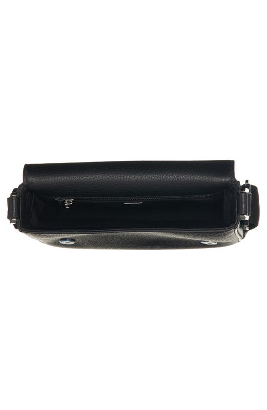 Dolce & Gabbana Dg Logo Flap Leather Crossbody Bag In Nero