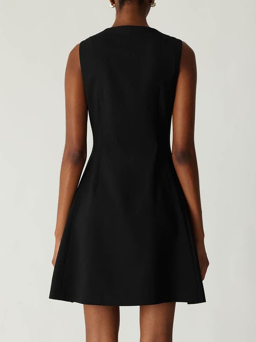 REBECCA TAYLOR REBECCA TAYLOR REFINED SUITING DOUBLE BREASTED MINI DRESS 