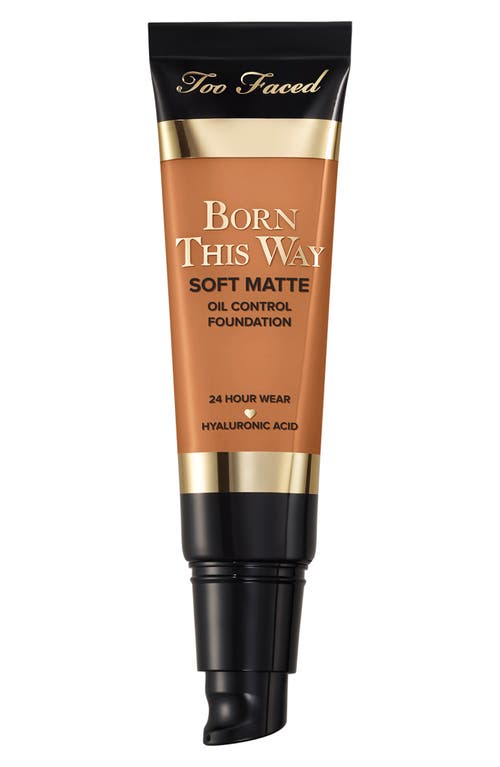 Shop Too Faced Born This Way Soft Matte Oil Control Foundation In Praline