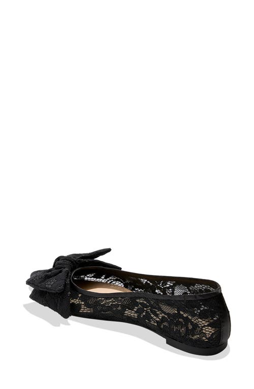 Shop Jack Rogers Debra Pointed Toe Flat In Black