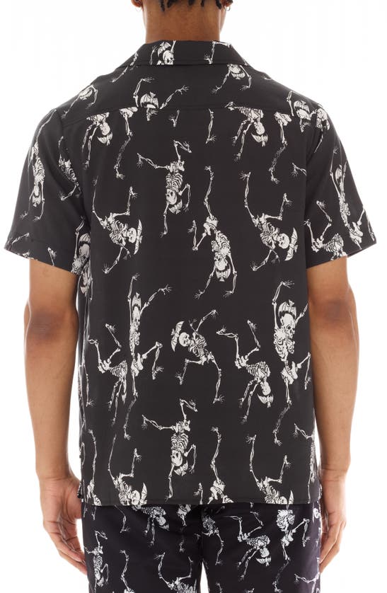 Cult Of Individuality Yakuza Camp Shirt In Black