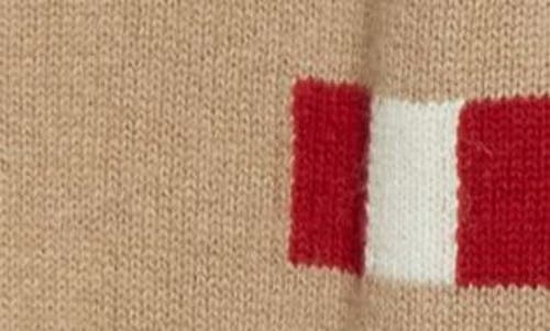 Bode Round-the-world Baby Alpaca And Merino Wool Cardigan In Tan