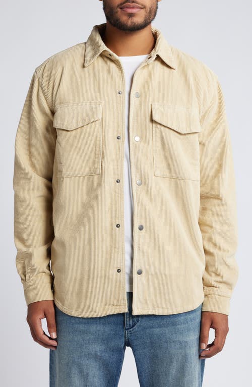 Dl1961 Hudson & Perry Corduroy Snap-up Shirt In Pale Oak Corduroy