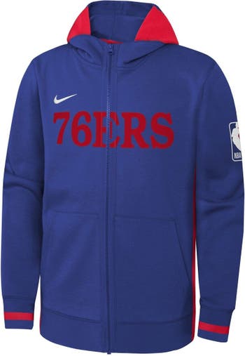 Youth Nike Navy Memphis Grizzlies Showtime Performance Full-Zip Hoodie