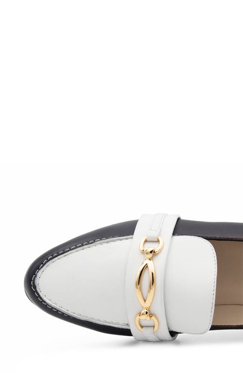 Amalfi By Rangoni Onore Loafer In Navy/white Piuma