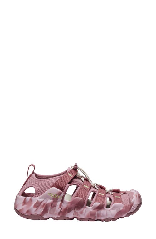 Shop Keen Hyperport H2 Sandal In Nostalgia Rose/daiquiri Green