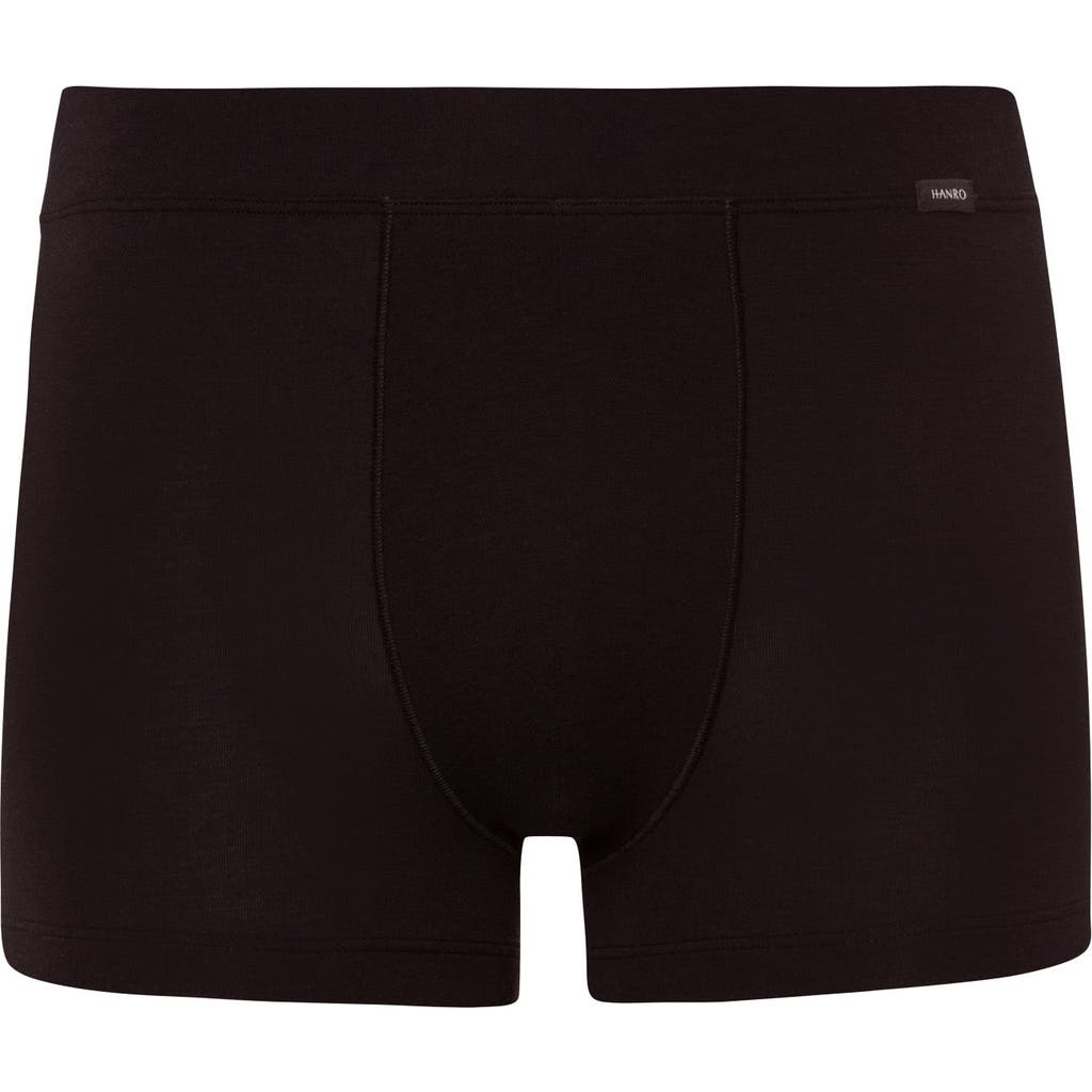 Hanro Natural Function Tencel Boxer Brief In Black