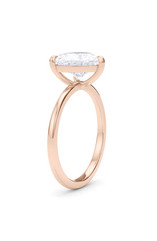 Shop Hautecarat Heart Cut Lab Created Diamond 18k Gold Ring In 18k Rose Gold