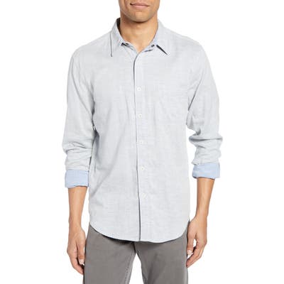 Faherty Belmar Regular Fit Reversible Cotton Shirt, Blue