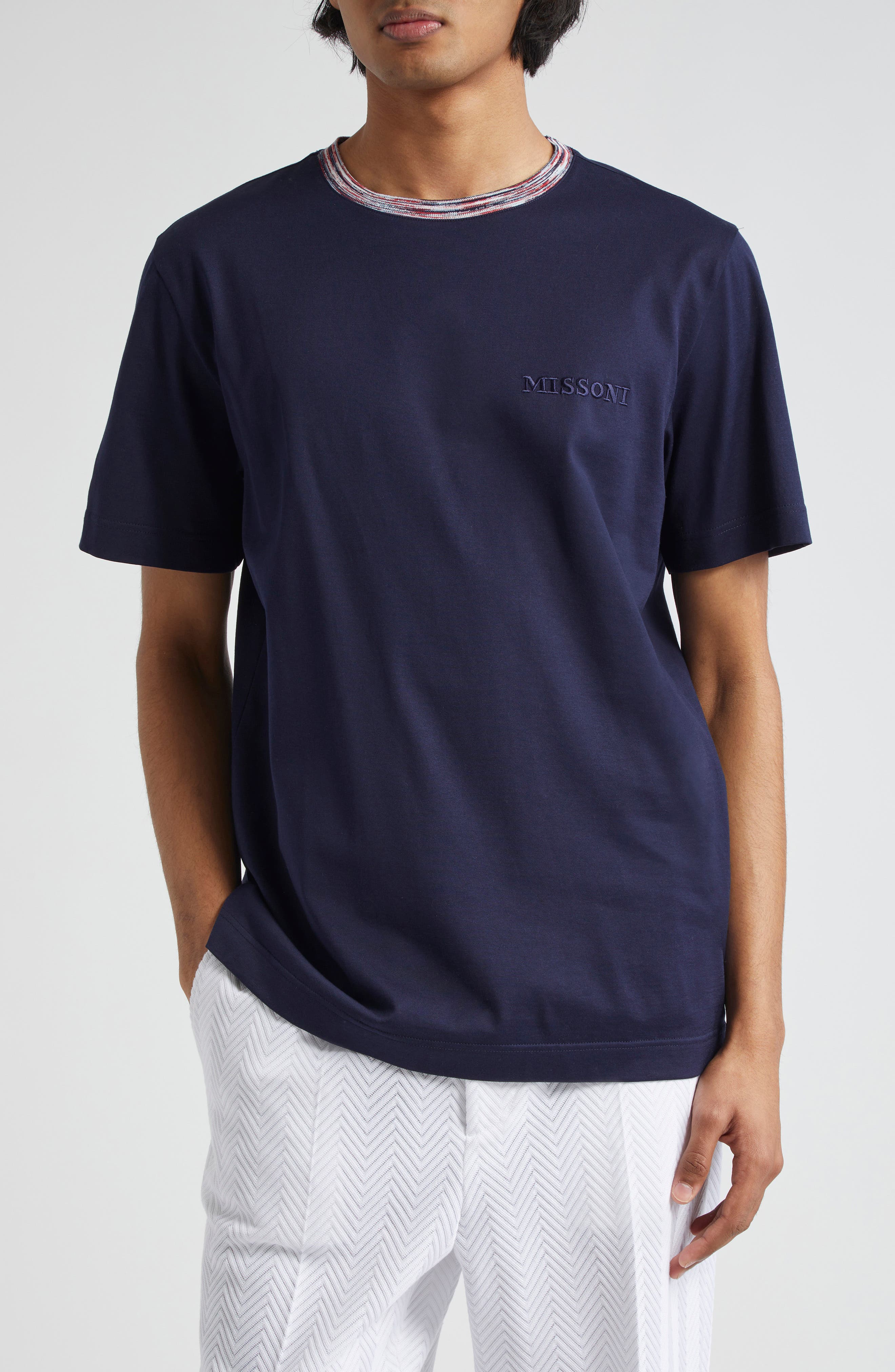 MISSONI - Pocket Cotton T-shirt