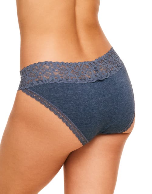 Shop Adore Me Joany Bikini Panties In Dark Blue