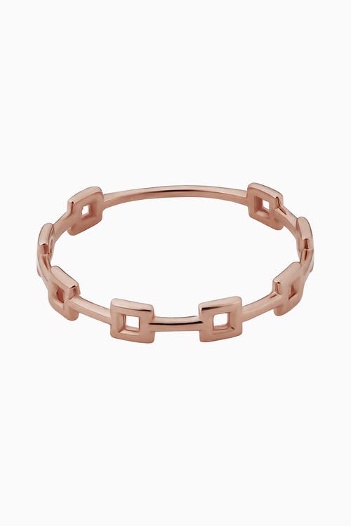 Oradina 14k Rose Gold Buttoned-up Ring In Rose Gold