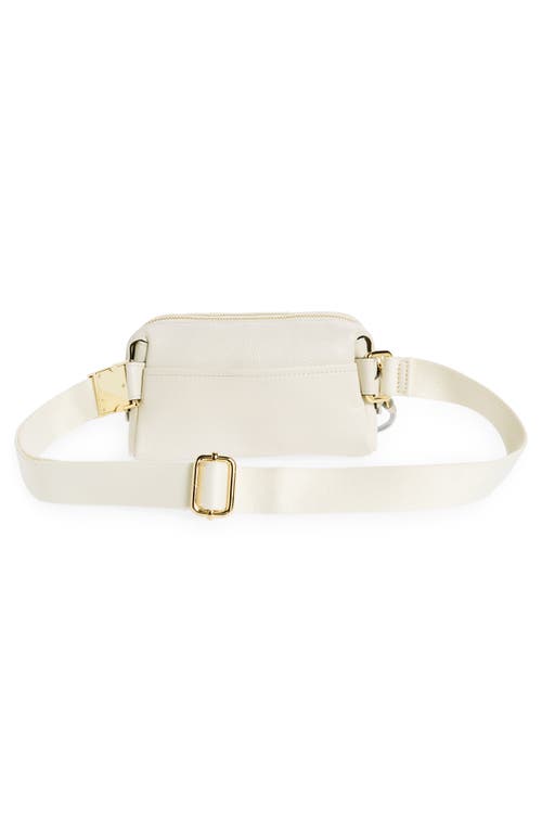Shop Aimee Kestenberg Corful Leather Belt Bag In Vanilla