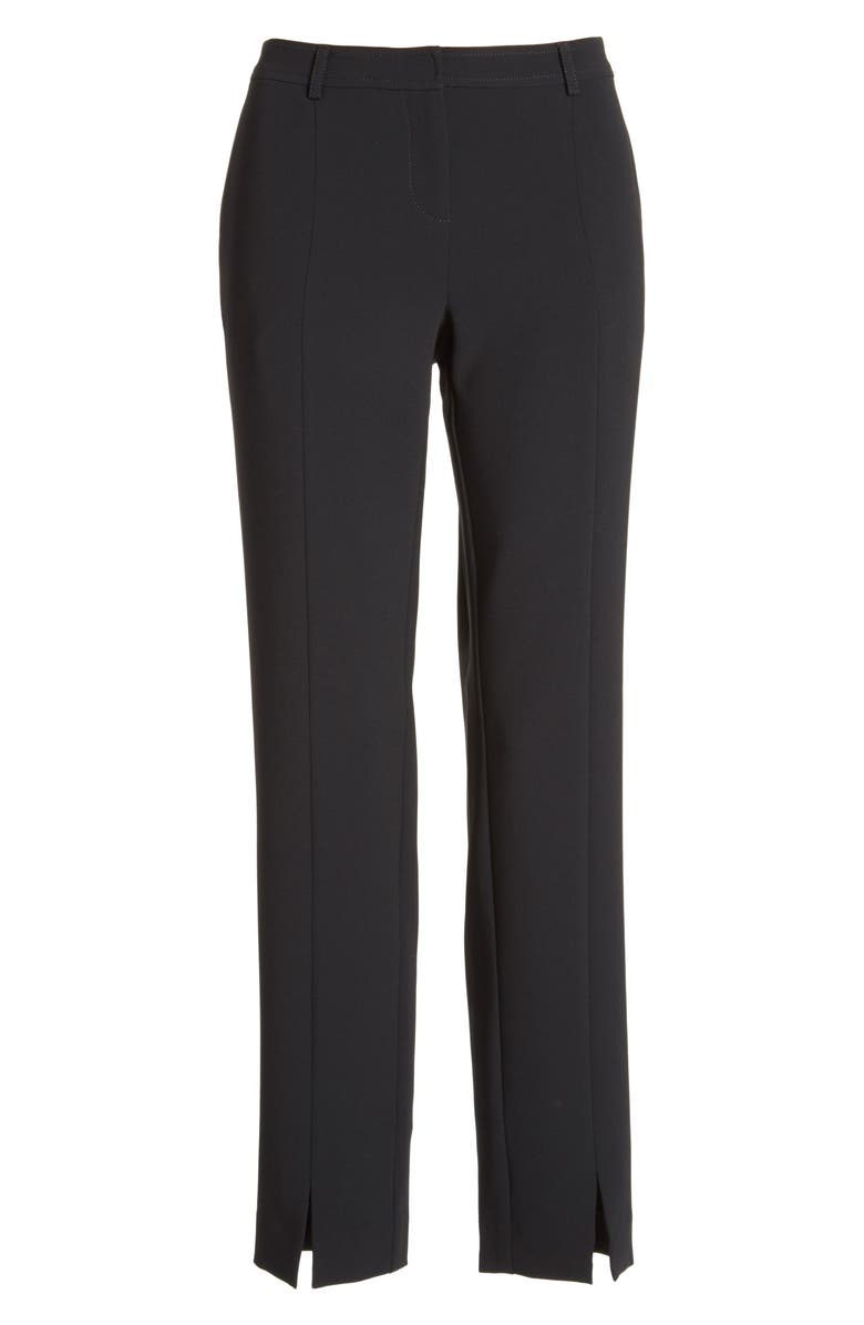 ST. JOHN Collection 'Jennifer' Crepe Marocain Ankle Pants, Alternate, color, 