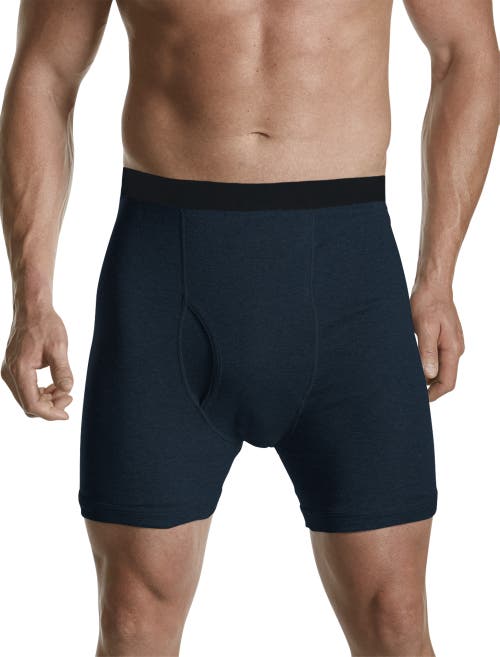 Harbor Bay 3-pk Boxer Briefs In Navy