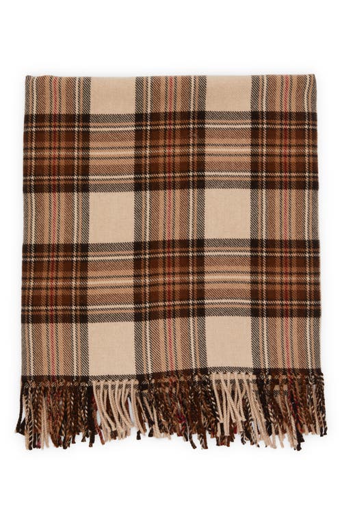 Etro Check Wool Scarf in Beige at Nordstrom