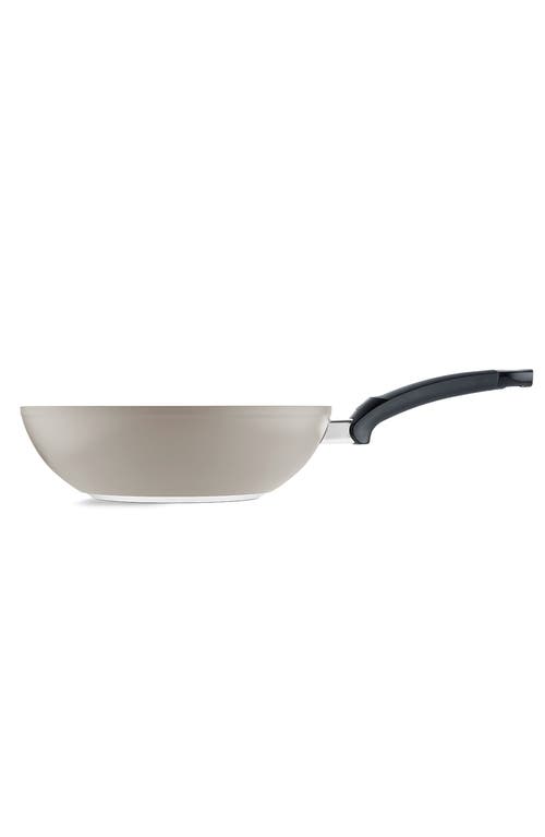 Fissler Ceratal Ceramic Non-stick Wok In Warm Grey