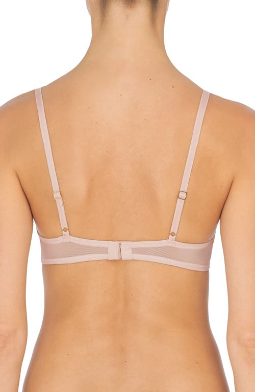 Shop Natori Flora Underwire Contour Bra In Pink Pearl