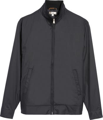 Water-Resistant Zip Bomber Jacket