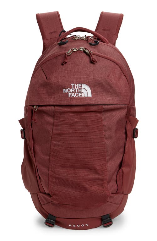 The North Face Recon Backpack In Wild Gngr Lt Hthr/tnf White