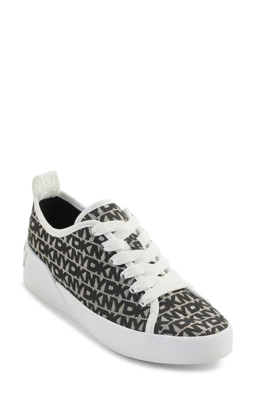 Shop Dkny Mar Sneaker In White/black