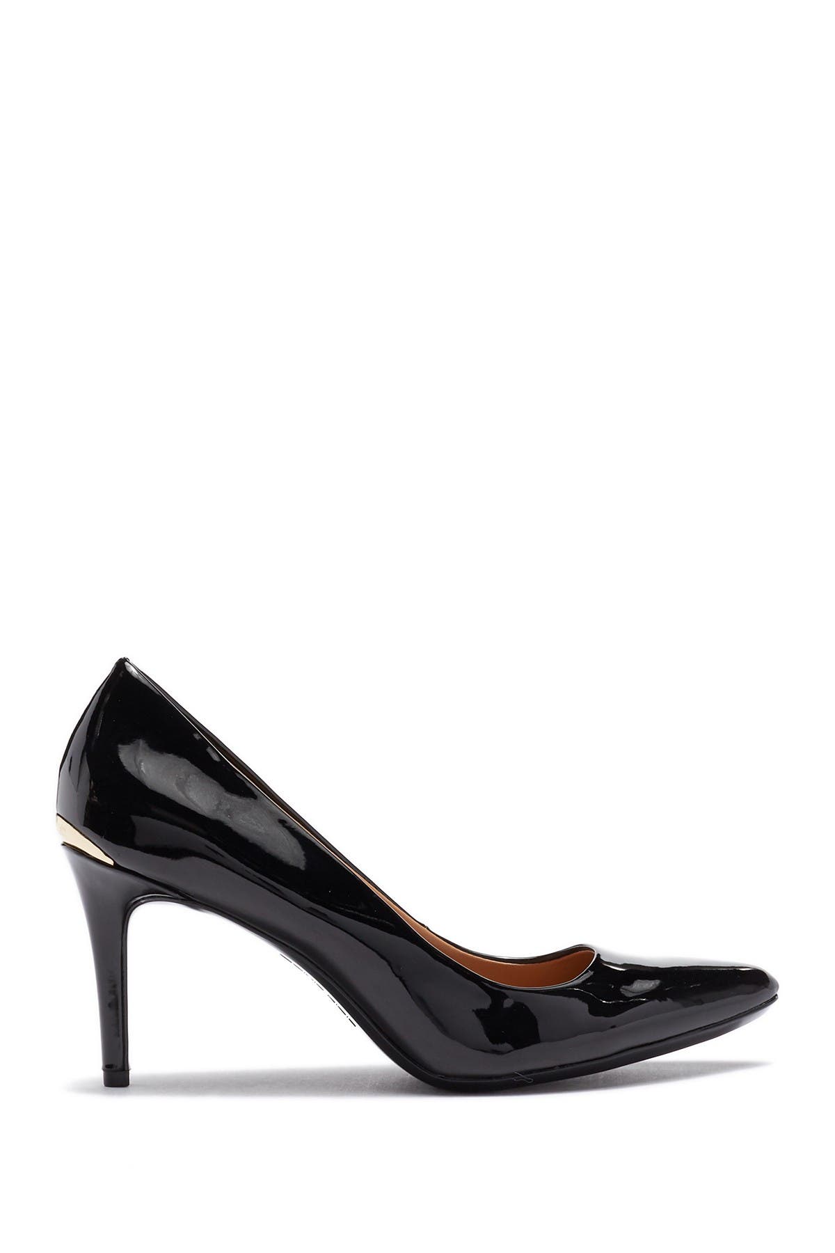 calvin klein patent pumps