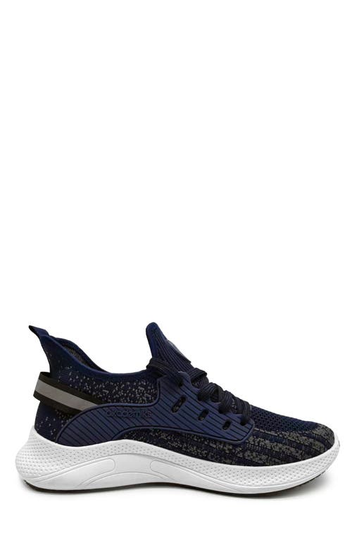 Akademiks Flight Sneaker In Navy