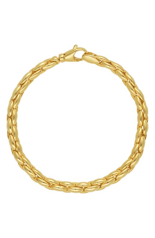 14K Gold Chunky Link Bracelet in 14K Yellow Gold