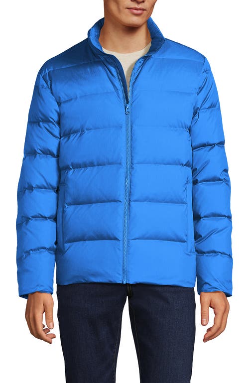 Lands' End Wide Channel 600 Down Puffer Jacket In Radiant Navy
