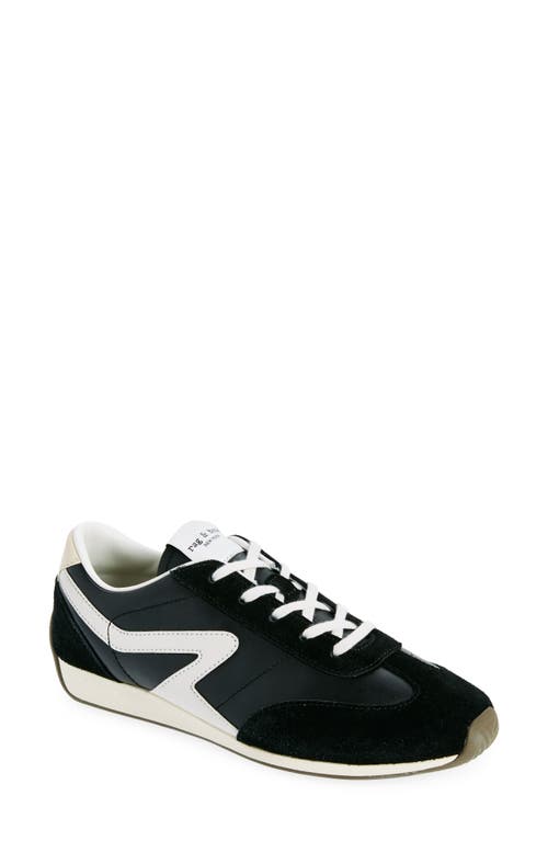 Shop Rag & Bone Retro Runner Slim Sneaker In Black