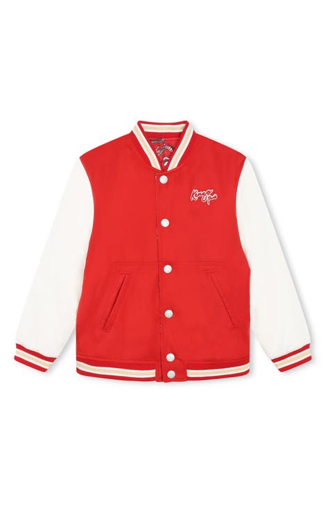 Boys designer bomber outlet jacket