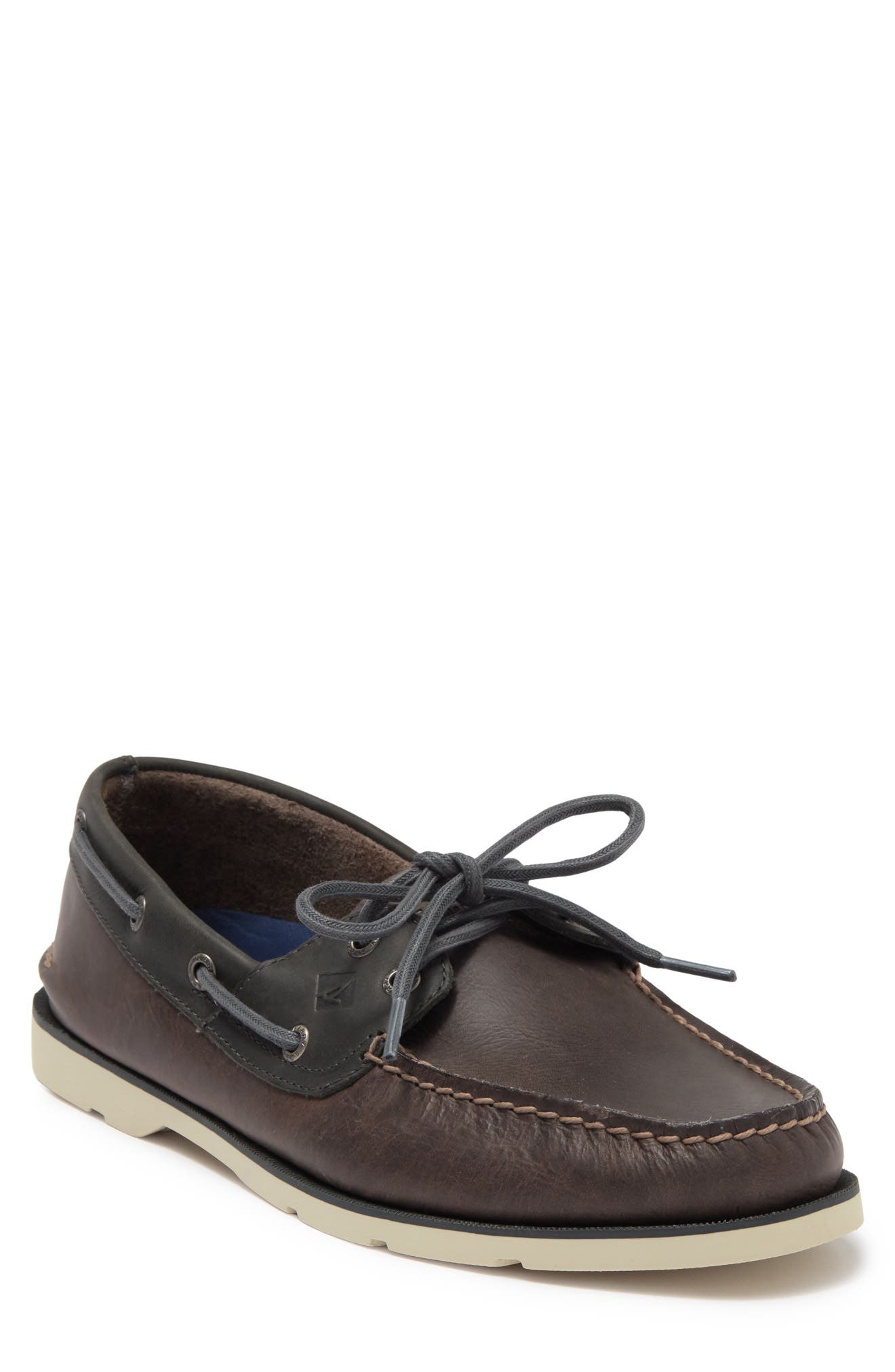 Sperry Leeward Boat Shoe In Grey | ModeSens