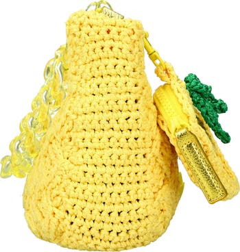 Kurt Geiger London Crochet Multi Clear Chain Crossbody Bag