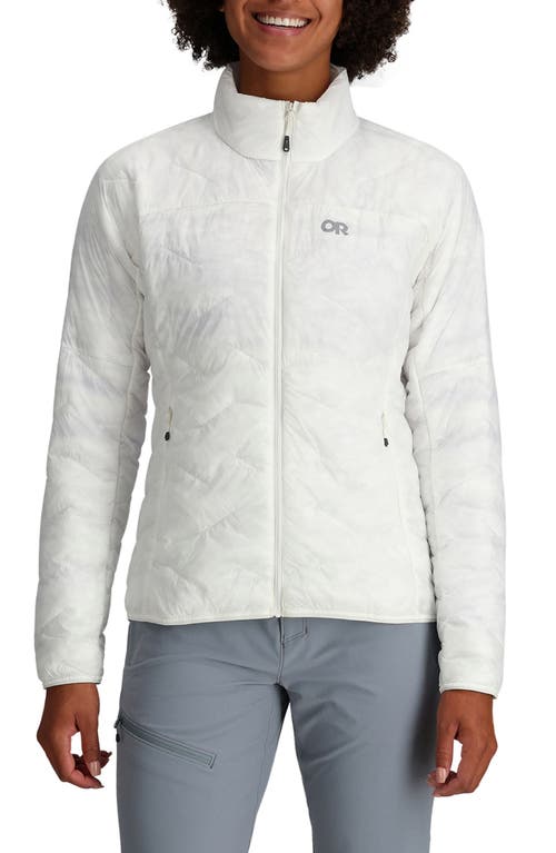 SuperStrand Lightweight Packable Water Resistant Puffer Jacket in Snow