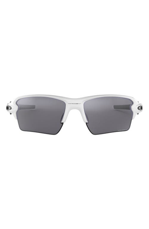 Oakley Flak 2.0 XL 59mm Polarized Sunglasses in White at Nordstrom