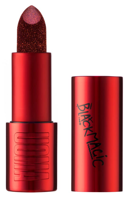UOMA BEAUTY BLACK MAGIC HYPNOTIC IMPACT HIGH SHINE LIPSTICK 