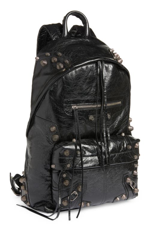 Balenciaga Medium Le Cagole Leather Backpack in Black at Nordstrom