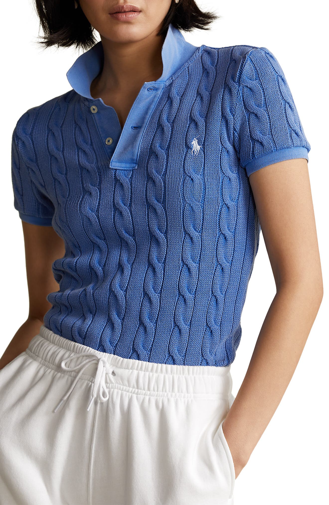 ralph lauren knitted polo