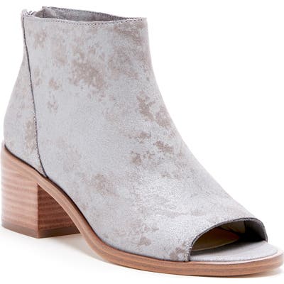Sole Society Tabbie Open Toe Bootie, Grey